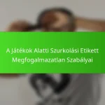 A Játékok Alatti Szurkolási Etikett Megfogalmazatlan Szabályai