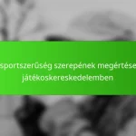 A sportszerűség szerepének megértése a játékoskereskedelemben