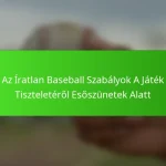 Az Íratlan Baseball Szabályok A Játék Tiszteletéről Esőszünetek Alatt