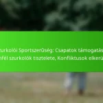 Szurkolói Sportszerűség: Csapatok támogatása, Ellenfél szurkolók tisztelete, Konfliktusok elkerülése