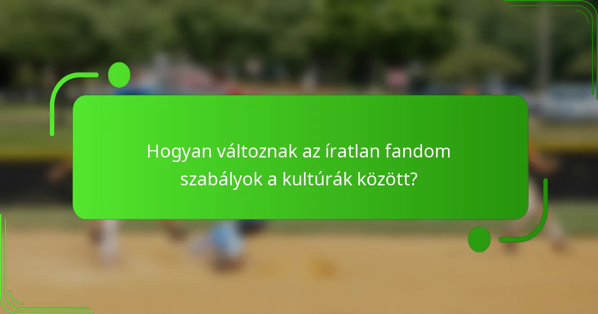 Hogyan változnak az íratlan fandom szabályok a kultúrák között?